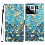 For Xiaomi 15 Pro Case PU Leather Wallet Phone Cover 3D Pattern Printing