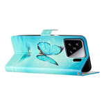 For Xiaomi 15 Wallet Case PU Leather Pattern Printing Stand Phone Cover with Strap