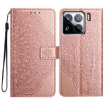 For Xiaomi 15 Pro Leather Case with Card Slots Mandala Pattern Phone Cover Stand