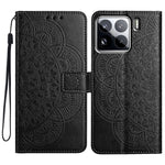 For Xiaomi 15 Pro Leather Case with Card Slots Mandala Pattern Phone Cover Stand