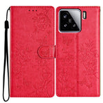 For Xiaomi 15 Wallet Phone Case Butterfly Floral Imprint Leather Flip Cover
