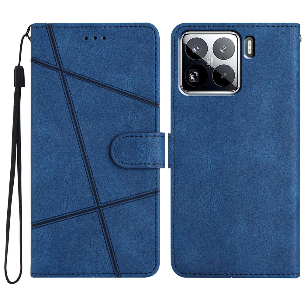 Xiaomi 15 Pro-skal Crazy Horse Texture PU-läder plånboksfodral