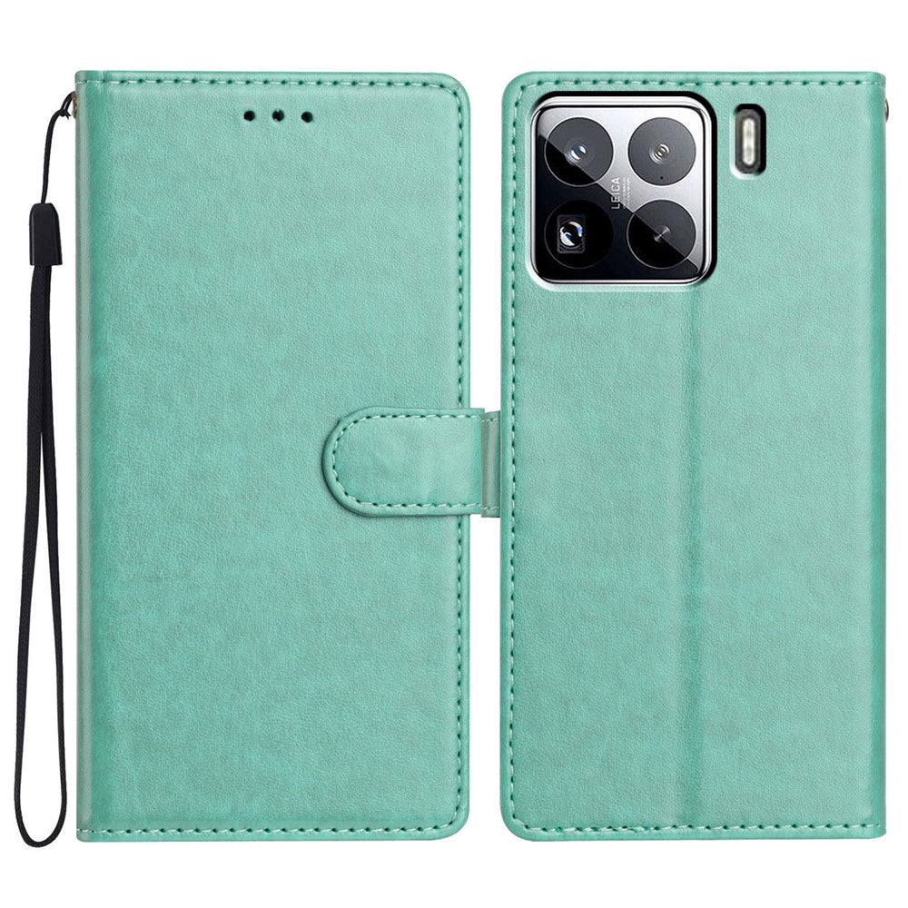 For Xiaomi 15 Pro Leather Case Wallet Stand Phone Cover with Handy Strap
