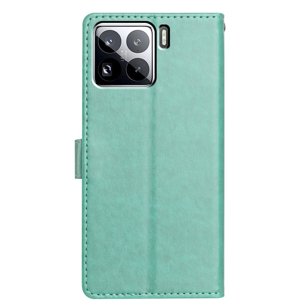 For Xiaomi 15 Pro Leather Case Wallet Stand Phone Cover with Handy Strap