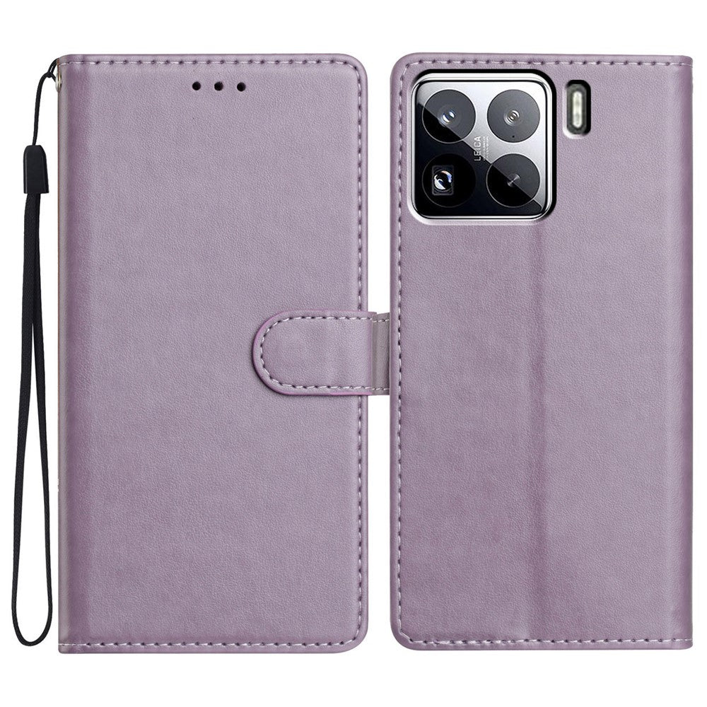 For Xiaomi 15 Pro Leather Case Wallet Stand Phone Cover with Handy Strap