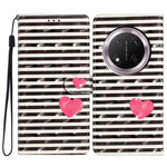 Til Honor Magic7 Lite 5G / X9c 5G / X60 Pro 5G Etui PU Læder Pung Telefon Cover 3D Mønstertryk