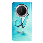 For Honor Magic7 Lite 5G / X9c 5G / X60 Pro 5G Wallet Case PU Leather Pattern Printing Stand Phone Cover with Strap