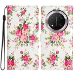 For Honor Magic7 Lite 5G / X9c 5G / X60 Pro 5G Wallet Case PU Leather Pattern Printing Stand Phone Cover with Strap