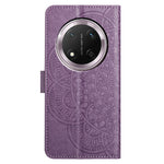 For Honor Magic7 Lite 5G / X9c 5G / X60 Pro 5G Leather Case with Card Slots Mandala Pattern Phone Cover Stand