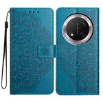 For Honor Magic7 Lite 5G / X9c 5G / X60 Pro 5G Leather Case with Card Slots Mandala Pattern Phone Cover Stand