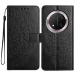 For Honor Magic7 Lite 5G / X9c 5G / X60 Pro 5G Leather Case with Card Slots Mandala Pattern Phone Cover Stand