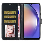 Samsung Galaxy A18 5G / A18 4G / A17 5G / A17 4G / A26 5G Plånboksfodral Glitter Reptåligt Läder mobilskal Stativ