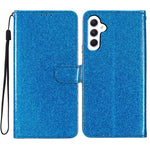 Samsung Galaxy A18 5G / A18 4G / A17 5G / A17 4G / A26 5G pungcover med glitter, ridsebestandigt læder, mobilcover med stativ