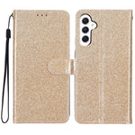 Samsung Galaxy A18 5G / A18 4G / A17 5G / A17 4G / A26 5G Plånboksfodral Glitter Reptåligt Läder mobilskal Stativ