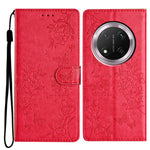 For Honor Magic7 Lite 5G / X9c 5G / X60 Pro 5G Wallet Phone Case Butterfly Floral Imprint Leather Flip Cover