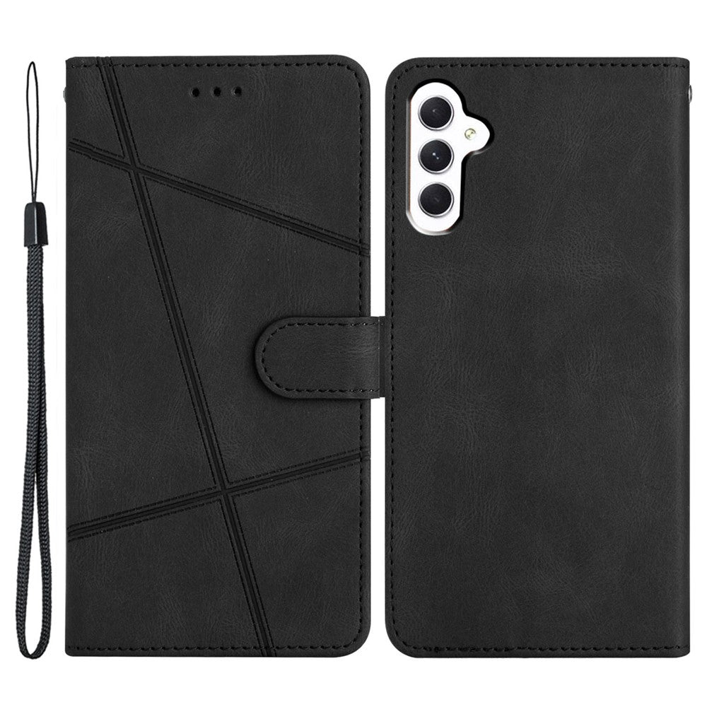 Samsung Galaxy A18 4G / A18 5G / A17 4G / A17 5G / A26 5G-etui med Crazy Horse-tekstur, PU-læder, pung og stativ