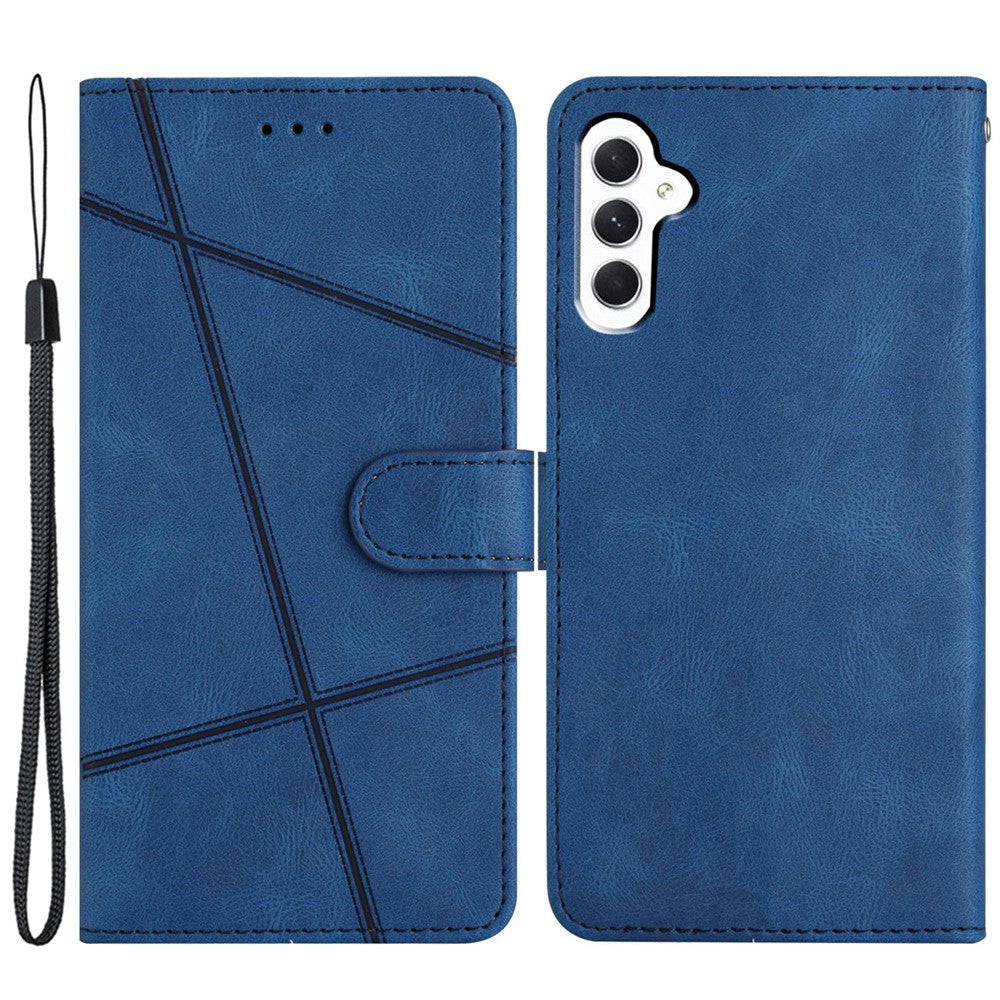 Samsung Galaxy A18 4G / A18 5G / A17 4G / A17 5G / A26 5G-etui med Crazy Horse-tekstur, PU-læder, pung og stativ
