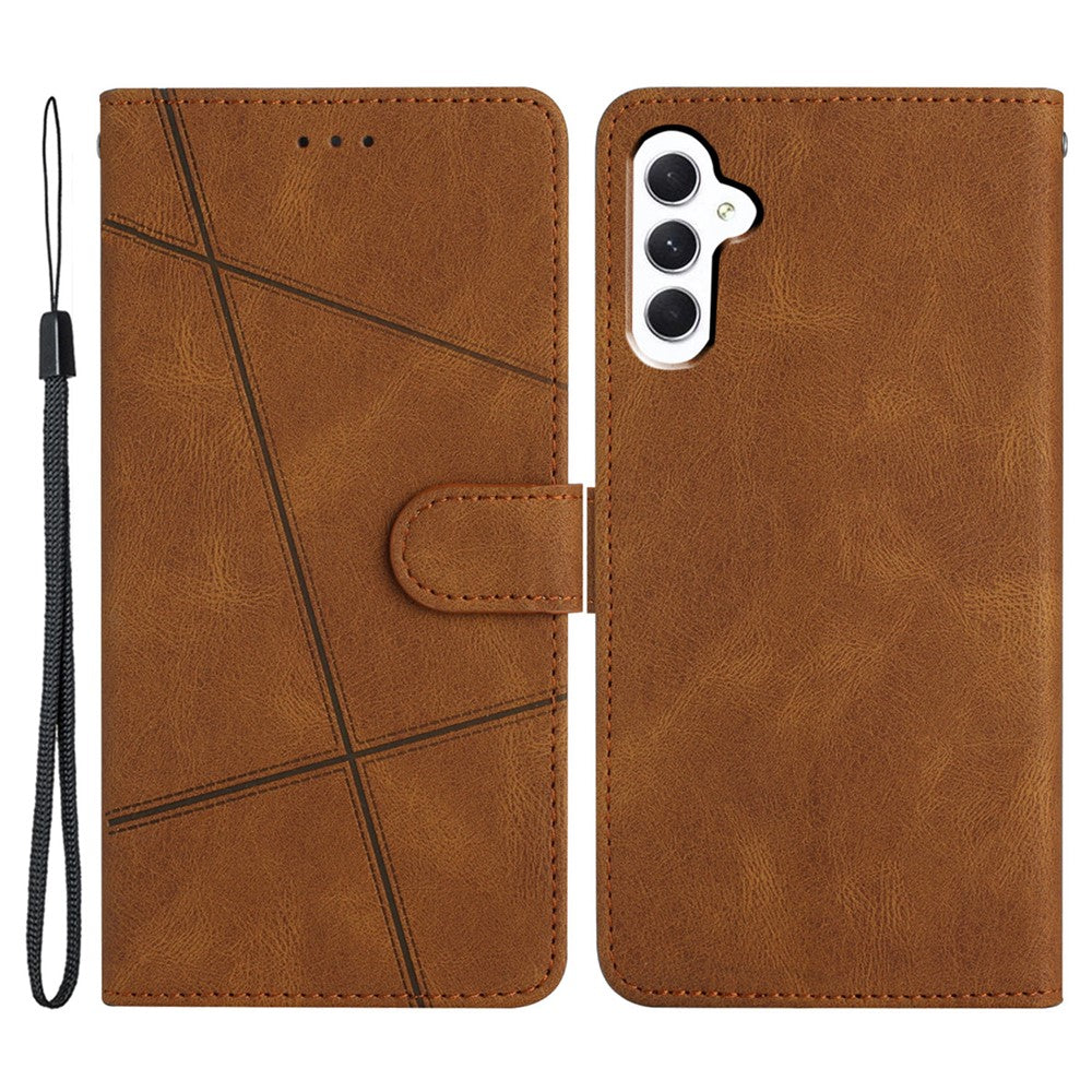 Samsung Galaxy A18 4G / A18 5G / A17 4G / A17 5G / A26 5G-etui med Crazy Horse-tekstur, PU-læder, pung og stativ