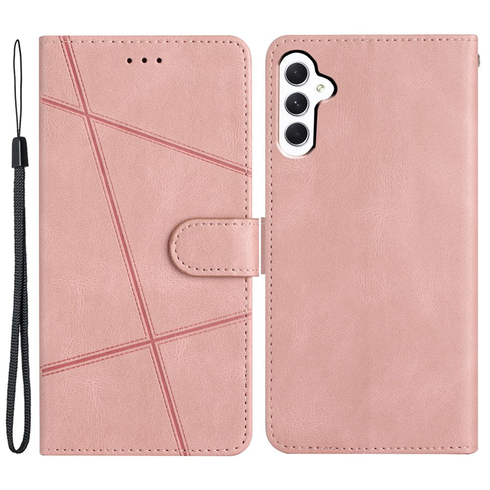 Samsung Galaxy A18 5G / A18 4G / A17 5G / A17 4G / A26 5G skal Crazy Horse textur PU-läder plånboksfodral med stativ
