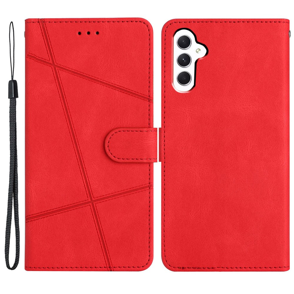 Samsung Galaxy A18 4G / A18 5G / A17 4G / A17 5G / A26 5G-etui med Crazy Horse-tekstur, PU-læder, pung og stativ