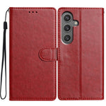 For Samsung Galaxy A56 5G Leather Case Wallet Stand Phone Cover with Handy Strap