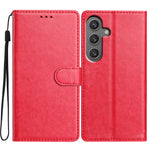 For Samsung Galaxy A56 5G Leather Case Wallet Stand Phone Cover with Handy Strap