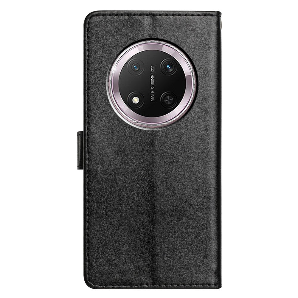 For Honor Magic7 Lite 5G / X9c 5G / X60 Pro 5G Leather Case Wallet Stand Phone Cover with Handy Strap