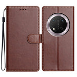 For Honor Magic7 Lite 5G / X9c 5G / X60 Pro 5G Leather Case Wallet Stand Phone Cover with Handy Strap