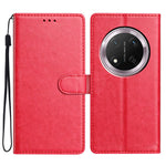 For Honor Magic7 Lite 5G / X9c 5G / X60 Pro 5G Leather Case Wallet Stand Phone Cover with Handy Strap