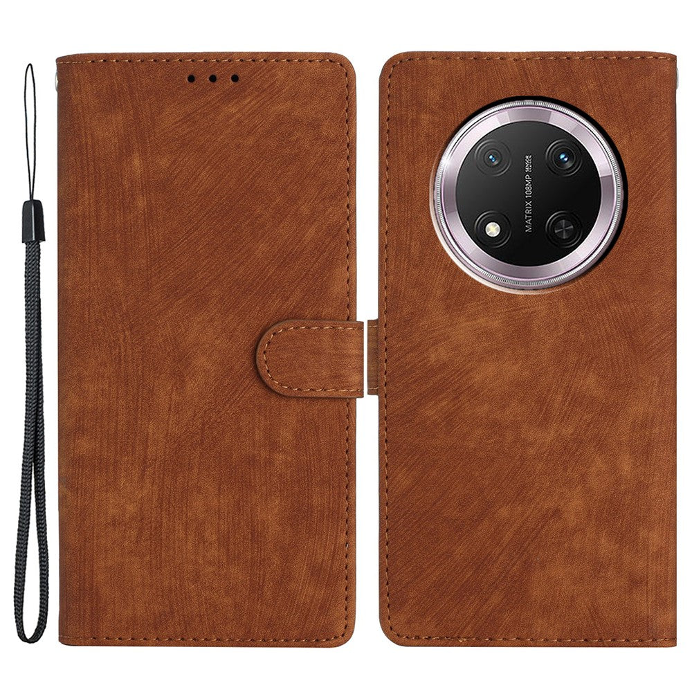 For Honor Magic7 Lite 5G / X9c 5G / X60 Pro 5G Case with Card Clots Skin-Touch PU Leather Phone Cover Stand