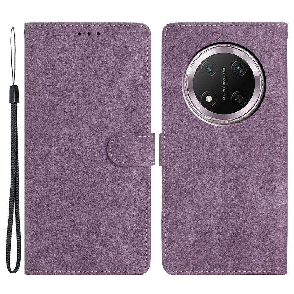 For Honor Magic7 Lite 5G / X9c 5G / X60 Pro 5G Case with Card Clots Skin-Touch PU Leather Phone Cover Stand