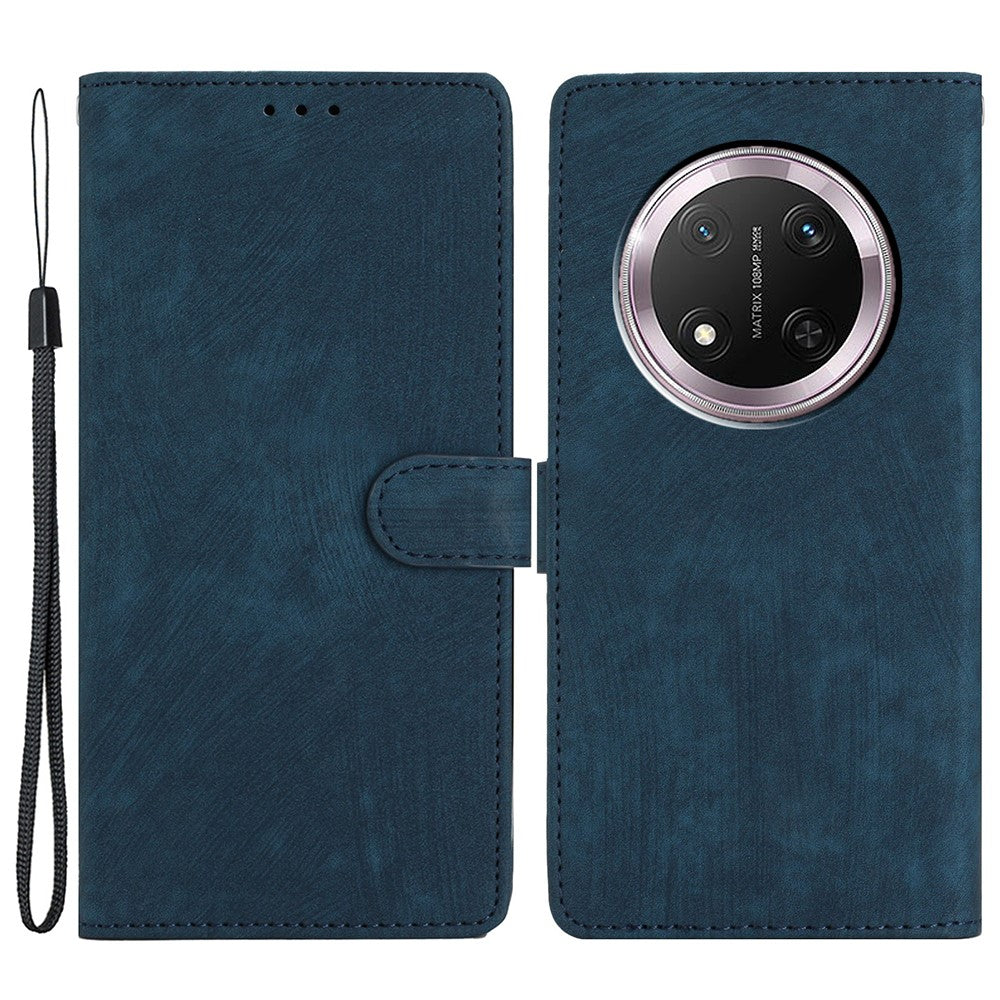 For Honor Magic7 Lite 5G / X9c 5G / X60 Pro 5G Case with Card Clots Skin-Touch PU Leather Phone Cover Stand