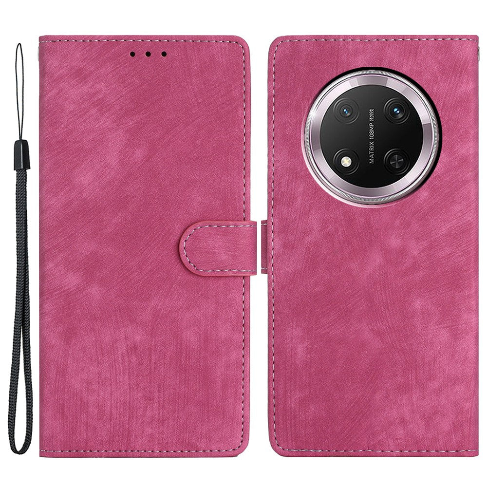 For Honor Magic7 Lite 5G / X9c 5G / X60 Pro 5G Case with Card Clots Skin-Touch PU Leather Phone Cover Stand