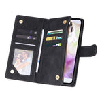 For Samsung Galaxy A26 5G Case Zipper Wallet Multiple Card Slots Leather Phone Cover
