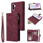 For Samsung Galaxy A26 5G Case Zipper Wallet Multiple Card Slots Leather Phone Cover