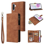 For Samsung Galaxy A26 5G Case Zipper Wallet Multiple Card Slots Leather Phone Cover