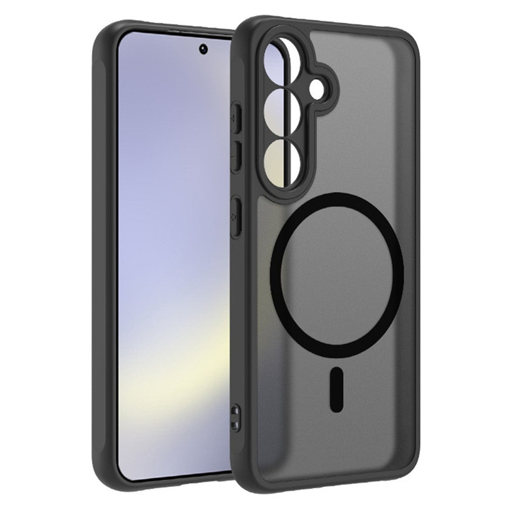 For Samsung Galaxy A26 5G Magnetic Case Skin-Touch PC + TPU Matte Back Cover