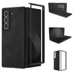 For Samsung Galaxy Z Fold Special Case Cowhide Texture Hard PC + PU Protective Phone Cover