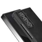 For Samsung Galaxy Z Fold Special Case Cowhide Texture Hard PC + PU Protective Phone Cover