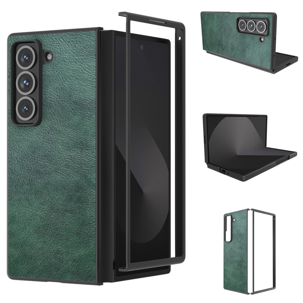 For Samsung Galaxy Z Fold Special Case Litchi Texture PU Leather+PC Phone Cover