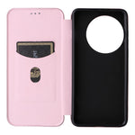 For OnePlus 13 Case Carbon Fiber Texture Drop-Proof PU Leather Phone Cover