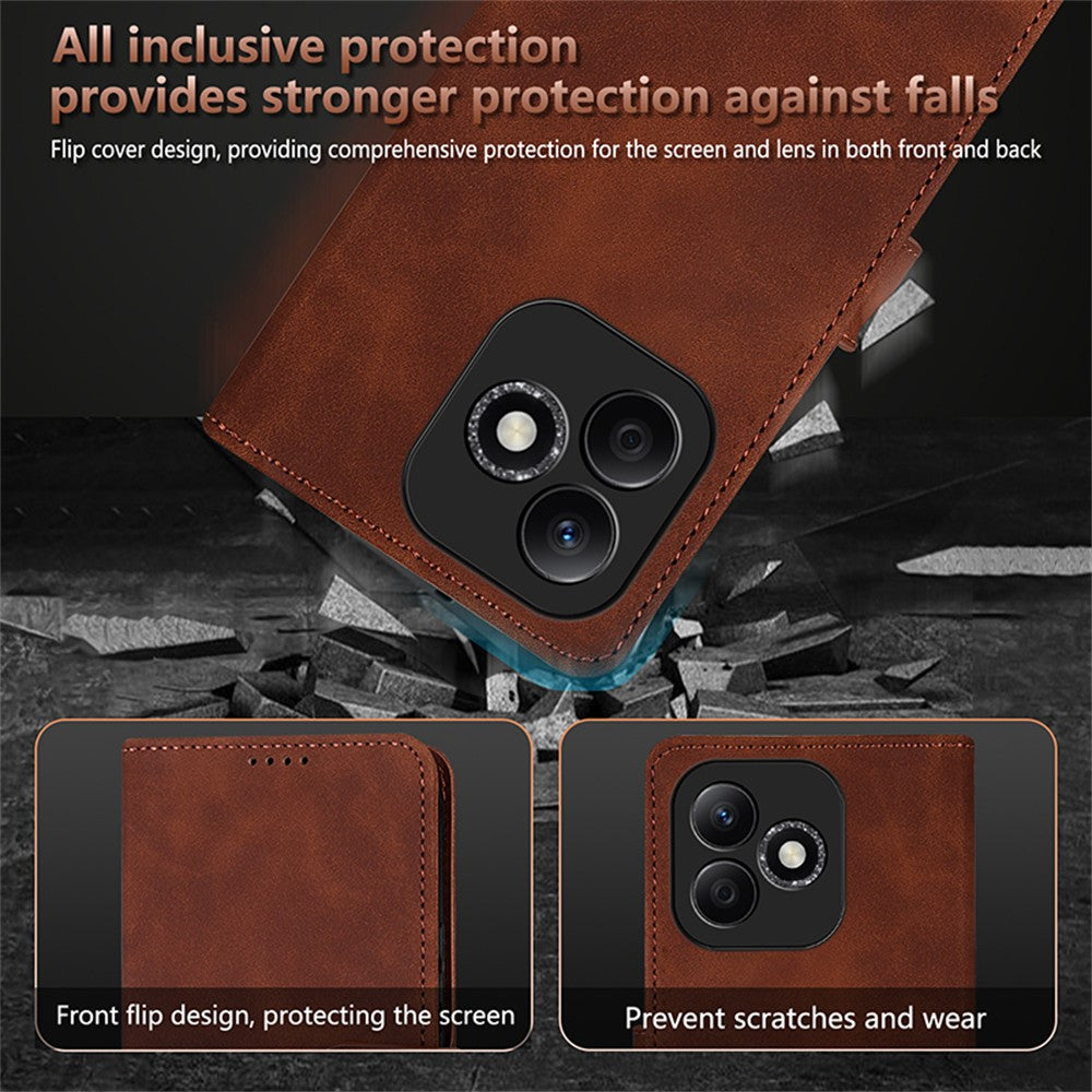 AZNS For Honor X60i 5G Case PU Leather Wallet Phone Cover