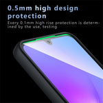 Til Samsung Galaxy A26 5G Etui Skin-Touch TPU + PC Mat Telefonbagcover, Transparent Sort