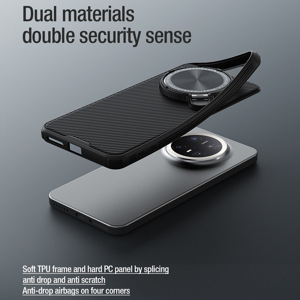 NILLKIN Camshield Prop Magnetic Series for Huawei Mate 70 Pro+  /  Mate 70 Pro Magnetic Case PC+TPU Phone Cover with Camera Cover
