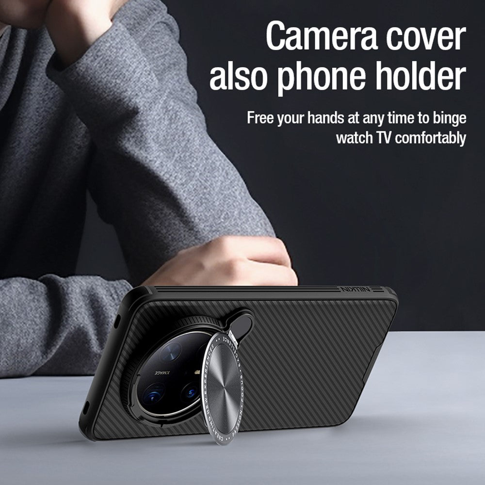 NILLKIN Camshield Prop Magnetic Series for Huawei Mate 70 Pro+  /  Mate 70 Pro Magnetic Case PC+TPU Phone Cover with Camera Cover
