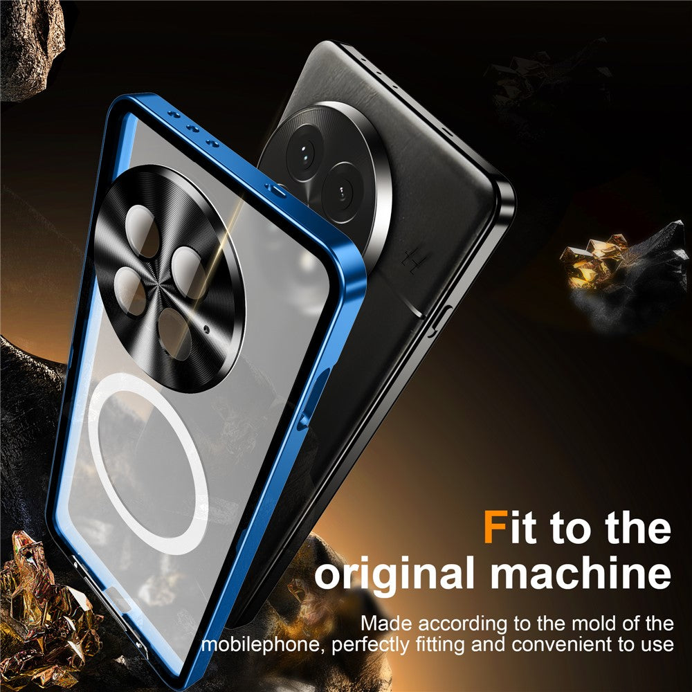 Til OnePlus 13 Magnetisk Cover Metalramme Mat Telefoncover