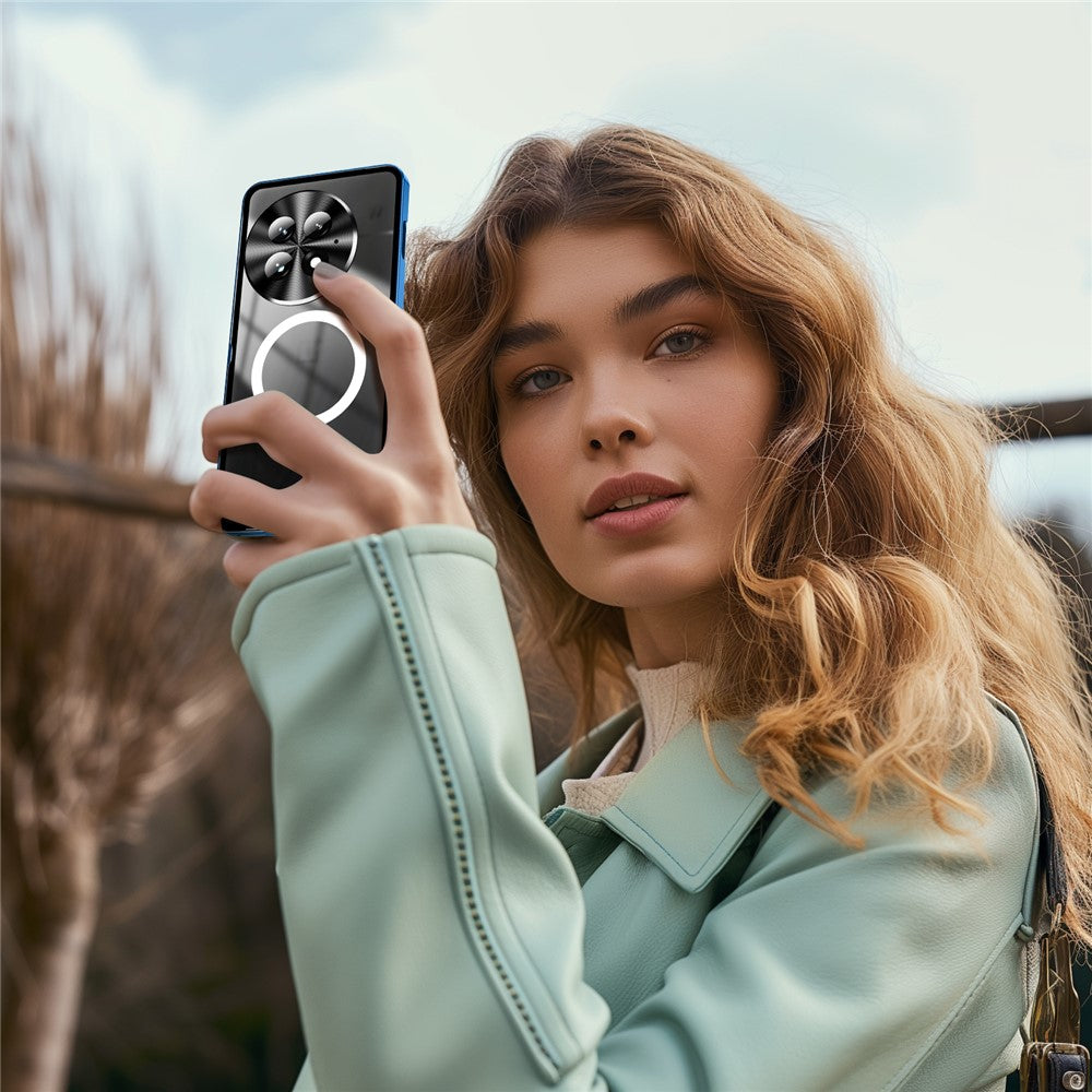 Til OnePlus 13 Magnetisk Cover Metalramme Mat Telefoncover