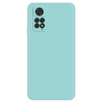 TPU Case for Xiaomi Redmi Note 11 4G (Qualcomm) / Note 11S 4G, Microfiber Lining Rubberized Straight Edge Phone Back Cover