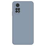 TPU Case for Xiaomi Redmi Note 11 4G (Qualcomm) / Note 11S 4G, Microfiber Lining Rubberized Straight Edge Phone Back Cover