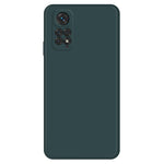 TPU Case for Xiaomi Redmi Note 11 4G (Qualcomm) / Note 11S 4G, Microfiber Lining Rubberized Straight Edge Phone Back Cover